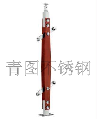 不锈钢夹木立柱