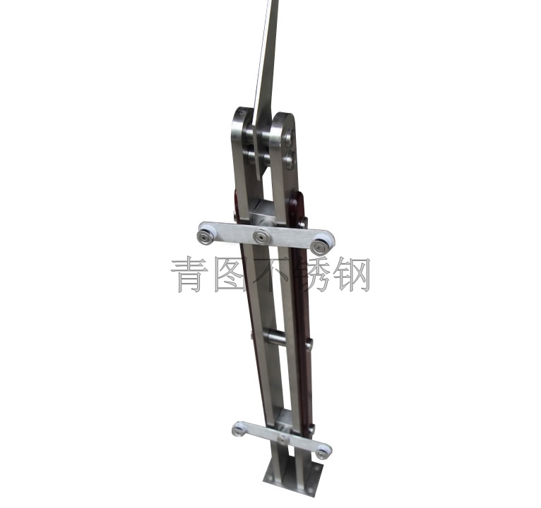 不锈钢夹木立柱
