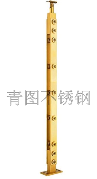 不锈钢钛金立柱