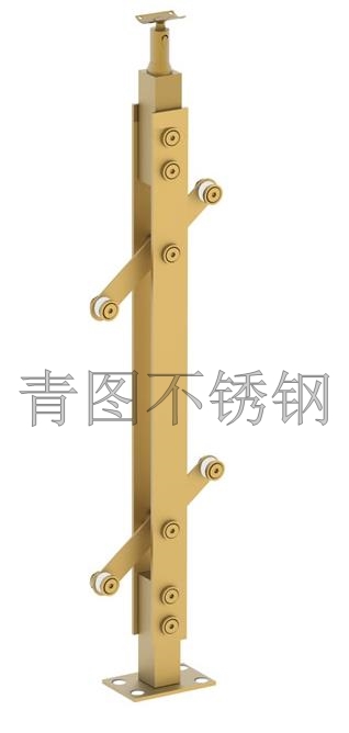 不锈钢钛金立柱