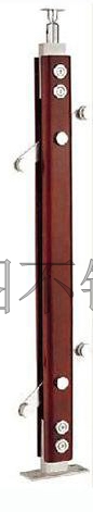 不锈钢夹木立柱