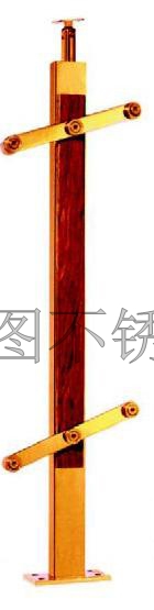 不锈钢钛金立柱