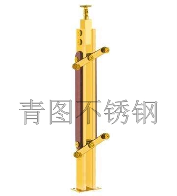 不锈钢钛金立柱