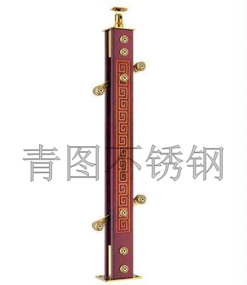 不锈钢钛金立柱