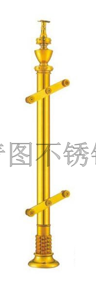 不锈钢钛金立柱