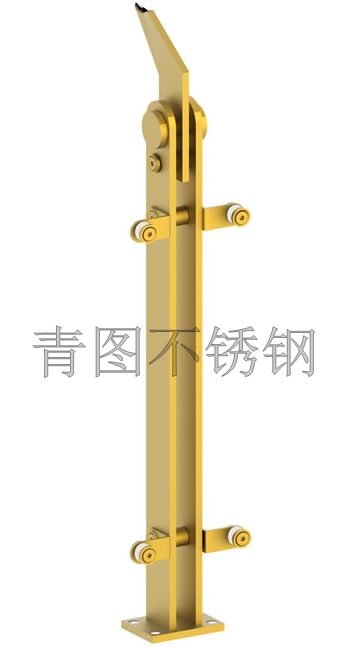 不锈钢钛金立柱