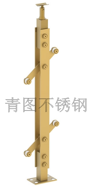 不锈钢钛金立柱