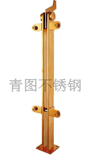 不锈钢钛金立柱