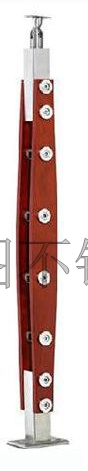 不锈钢夹木立柱