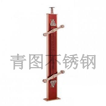 不锈钢夹木立柱