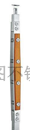 不锈钢夹木立柱
