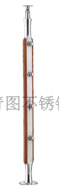 不锈钢夹木立柱