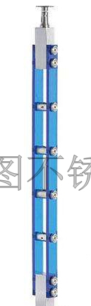 不锈钢夹木立柱