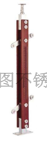 不锈钢夹木立柱