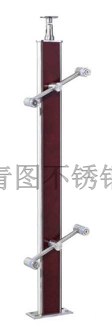 不锈钢夹木立柱